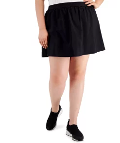 ID Ideology Plus Size Woven Skort, Created For Macy's