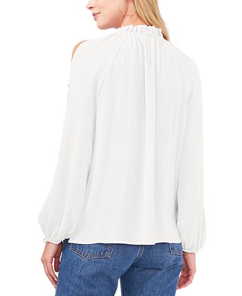 Women's Long-Sleeve Cold-Shoulder Top Vince Camuto Women's Long-Sleeve Cold-Shoulder Top -CeCe cloth-shop