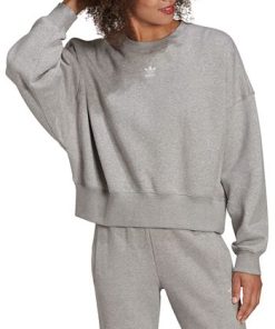 ADIDAS Women's Essentials Fleece Crewneck Sweatshirt -CeCe cloth-shop 21230669 fpx