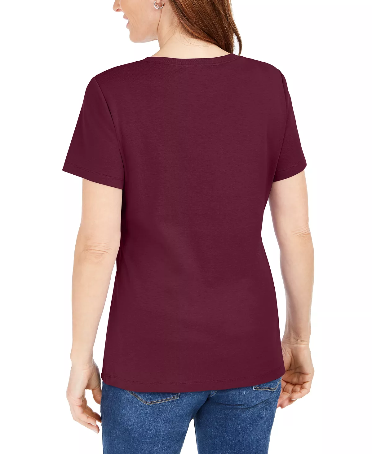Karen Scott Hort Sleeve Henley Top, Created For Macy's - Image 13
