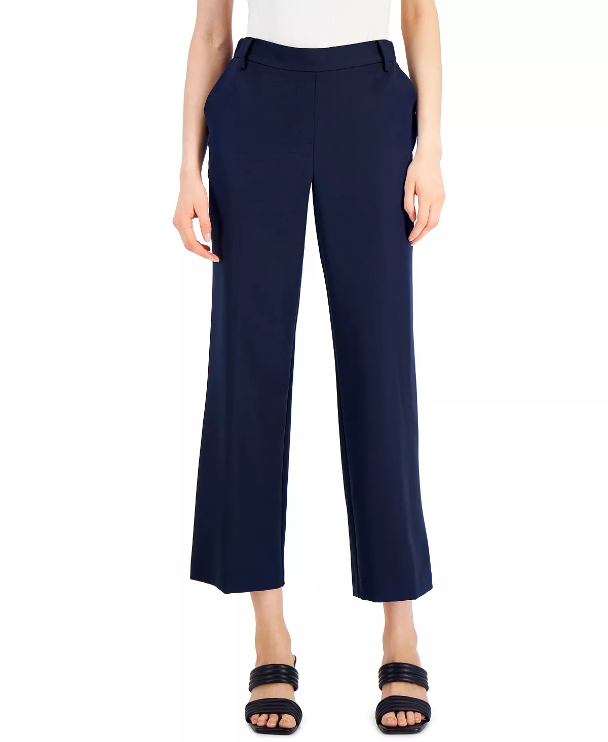 Women's Pull-On Wide-Leg Pants, Created For Macy's Alfani Women's Pull-On Wide-Leg Pants, Created For Macy's -CeCe cloth-shop