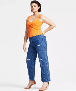 Bar III Women's Bustier Tank Top, Created For Macy's -CeCe cloth-shop 21288737 fpx