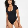 Bar III Women's Scoop-Neck Compression Bodycon Bodysuit, Created For Macy's