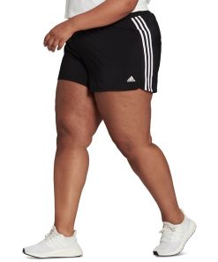 ADIDAS Plus Size Pacer 3-Stripes Woven Shorts