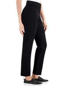 Karen Scott Women's Pull-On Black Denim Pants, Created For Macy's 2 Karen Scott Women's Pull-On Black Denim Pants, Created For Macy's -CeCe cloth-shop 21373417 fpx