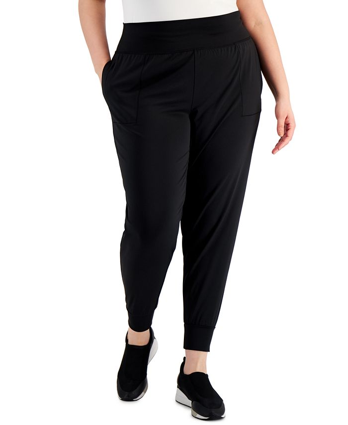 Plus Size Jogger Pants, Created For Macy's ID Ideology Plus Size Jogger Pants, Created For Macy's -CeCe cloth-shop
