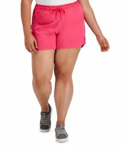 ID Ideology Plus Size Running Shorts, Created For Macy's
