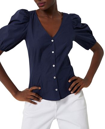 French Connection V-Neck Shirt 3 French Connection V-Neck Shirt - Image 3