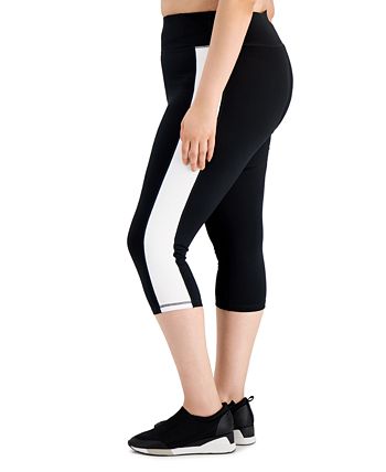 Plus Size Colorblocked Capri Leggings, Created For Macy's ID Ideology Plus Size Colorblocked Capri Leggings, Created For Macy's -CeCe cloth-shop