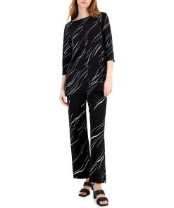 Alfani Women's Printed Wide-Leg Pants, Created For Macy's -CeCe cloth-shop 21515741 fpx 1