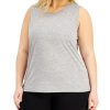 ID Ideology Plus Size Keyhole-Back Tank Top, Created For Macy's
