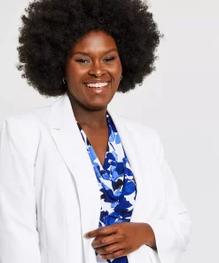 Kasper Plus Size Crepe One-Button Blazer 17 Kasper Plus Size Crepe One-Button Blazer -CeCe cloth-shop 21584647 fpx