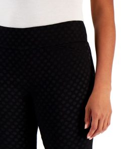 Charter Club Women's Embossed Dot Pull-On Skinny Pants, Created For Macy's 3 Charter Club Women's Embossed Dot Pull-On Skinny Pants, Created For Macy's -CeCe cloth-shop 21597330 fpx