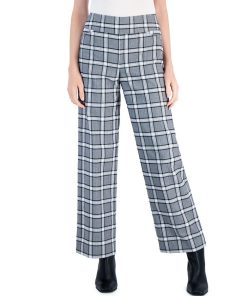 Charter Club Women's Plaid Pull-On Pants, Created For Macy's