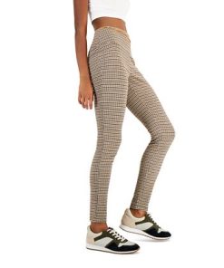 INC International Concepts Women's Houndstooth Leggings, Created For Macy's -CeCe cloth-shop 21605738 fpx