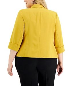 Kasper Plus Size Open-Front Soft Blazer -CeCe cloth-shop 21719913 fpx