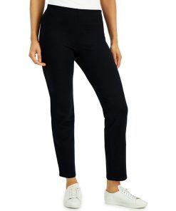 JM Collection Women's Ponté Knit Pull-On Pants, Created For Macy's