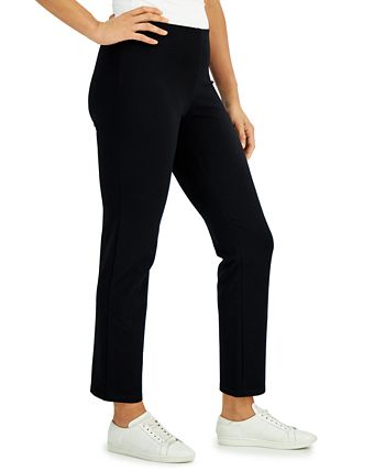 Women's Ponté Knit Pull-On Pants, Created For Macy's JM Collection Women's Ponté Knit Pull-On Pants, Created For Macy's -CeCe cloth-shop