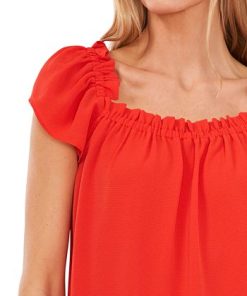 CeCe Ruffled Square-Neck Top 2 CeCe Ruffled Square-Neck Top -CeCe cloth-shop 21731605 fpx