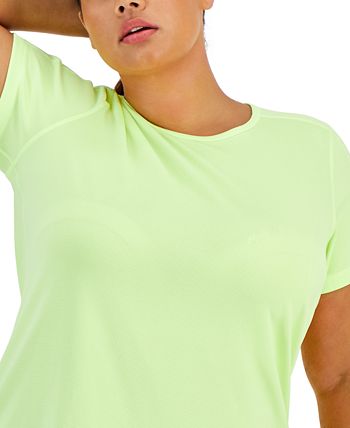 Plus Size Birdseye Mesh T-Shirt, Created For Macy's ID Ideology Plus Size Birdseye Mesh T-Shirt, Created For Macy's -CeCe cloth-shop