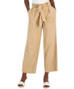 Alfani Women's Tie-Belt Trousers, Created For Macy's