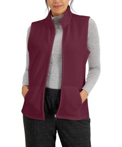 Karen Scott Quilted Fleece Vest, Created For Macy's