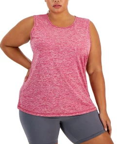 ID Ideology Plus Size Keyhole-Back Tank Top, Created For Macy's -CeCe cloth-shop 21856078 fpx