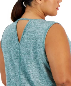 ID Ideology Plus Size Keyhole-Back Tank Top, Created For Macy's -CeCe cloth-shop 21856086 fpx