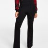 Bar III Women's Ponté-Knit Flare-Leg Pants, Created For Macy's