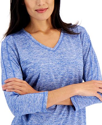 Women's 3/4-Sleeve Top, Created For Macy's Karen Scott Women's 3/4-Sleeve Top, Created For Macy's -CeCe cloth-shop