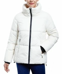 Anne Klein Women's Stand-Collar Puffer Coat