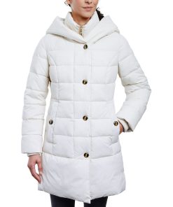 Anne Klein Women's Hooded Puffer Coat