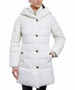 Anne Klein Women's Hooded Puffer Coat