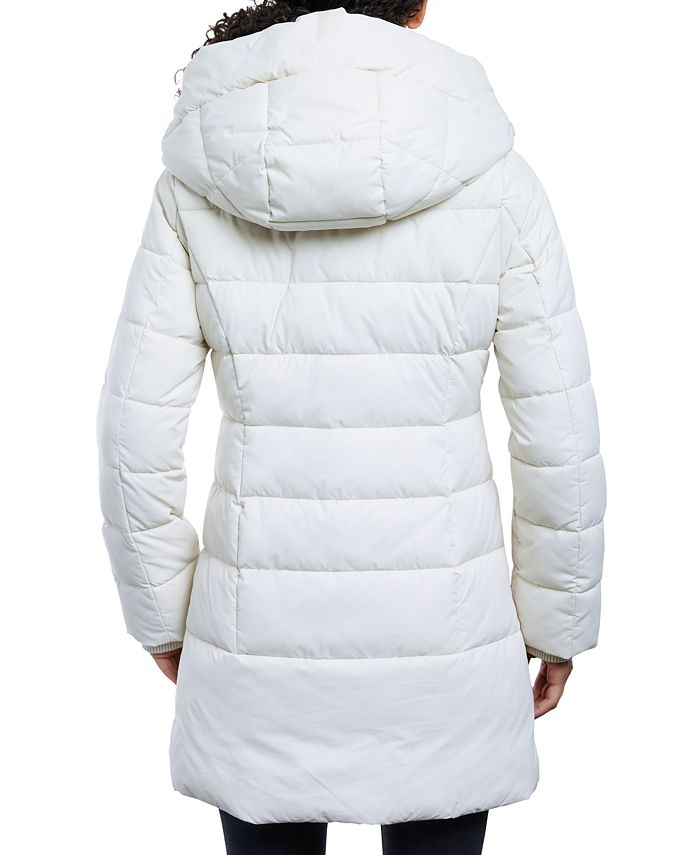 Women's Hooded Puffer Coat Anne Klein Women's Hooded Puffer Coat -CeCe cloth-shop