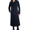 Anne Klein Women's Single-Breasted Collared Maxi Coat