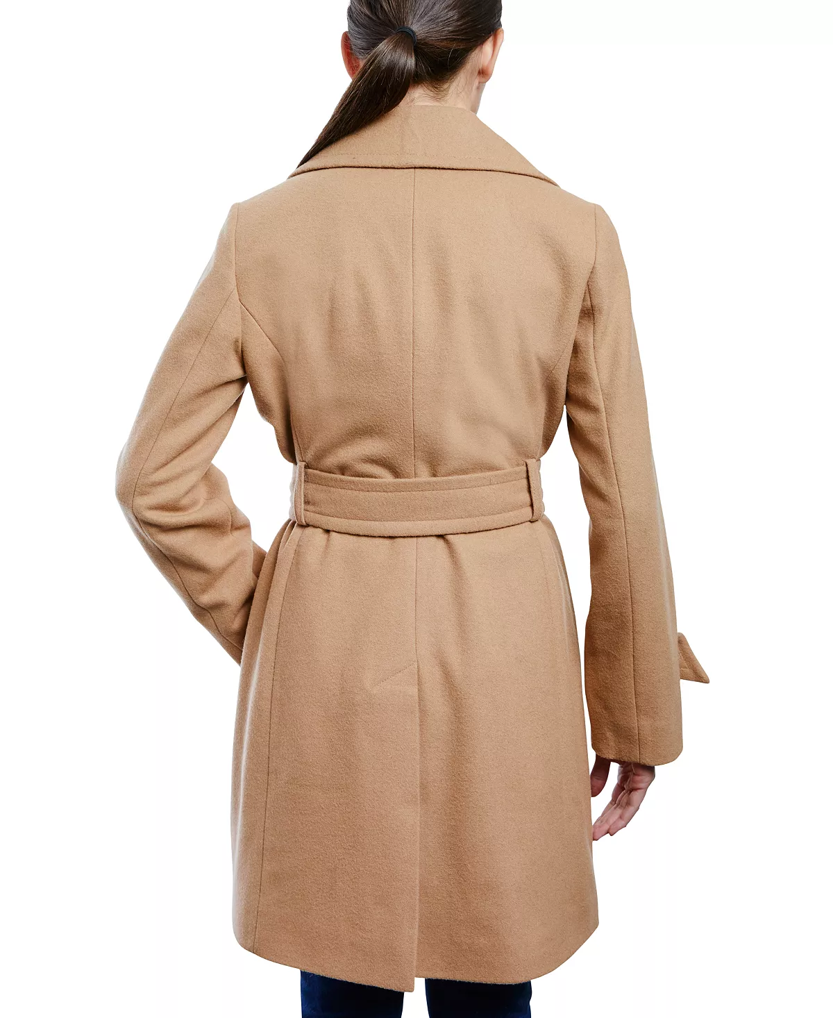 Women's Belted Peacoat, Created For Macy's Anne Klein Women's Belted Peacoat, Created For Macy's -CeCe cloth-shop