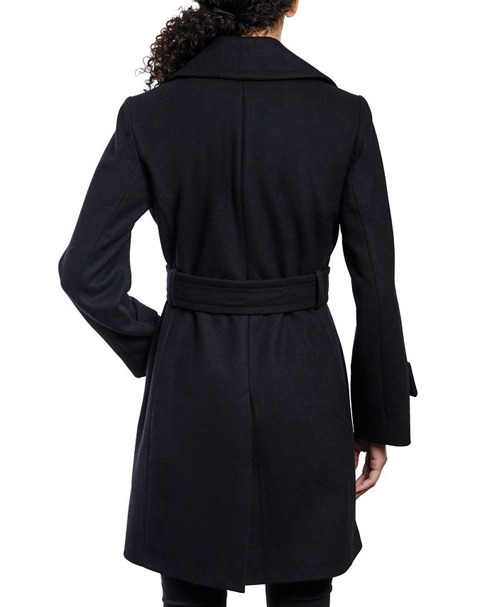 Women's Belted Peacoat, Created For Macy's Anne Klein Women's Belted Peacoat, Created For Macy's -CeCe cloth-shop