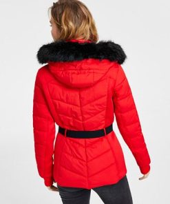 Michael Kors Women's Faux-Fur-Trim Hooded Puffer Coat, Created For Macy's 2 Michael Kors Women's Faux-Fur-Trim Hooded Puffer Coat, Created For Macy's -CeCe cloth-shop 21912181 fpx