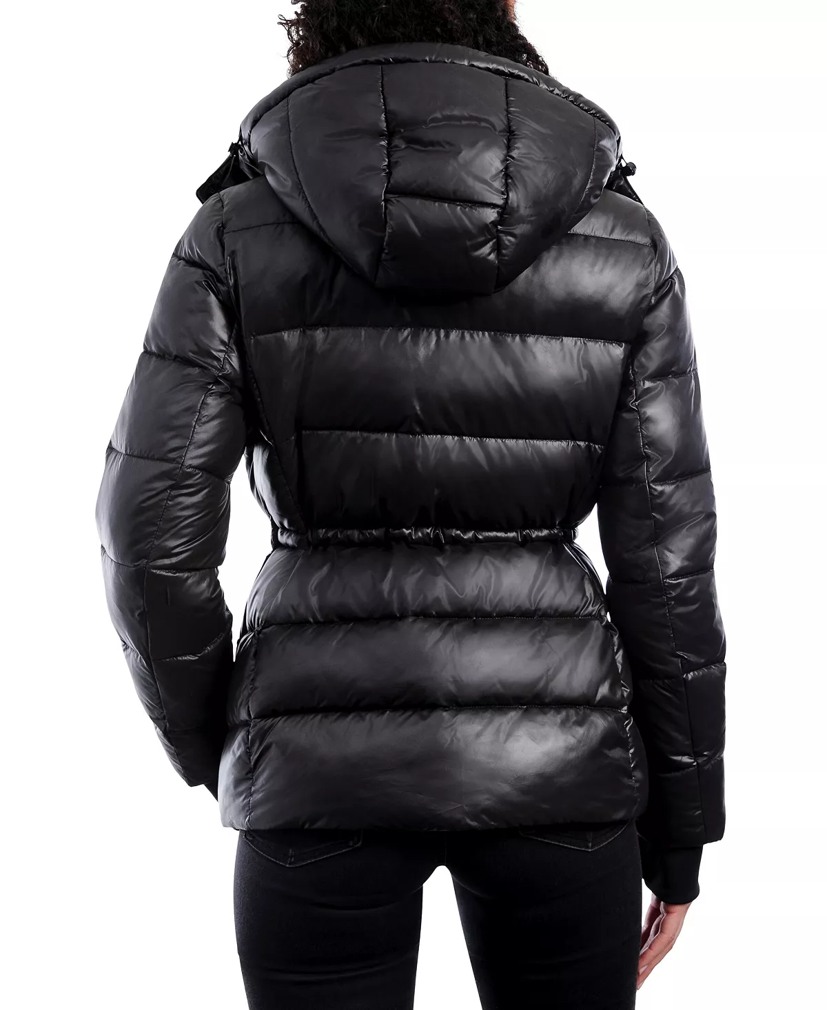 Michael Kors Women's Hooded Metallic Puffer Coat - Image 4