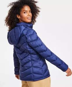 Charter Club Women's Packable Hooded Puffer Coat, Created For Macy's 16 Charter Club Women's Packable Hooded Puffer Coat, Created For Macy's -CeCe cloth-shop 21913641 fpx