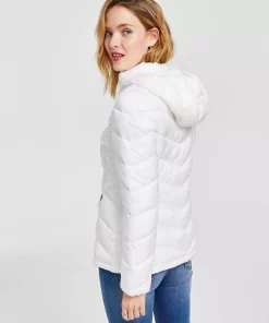 Charter Club Women's Packable Hooded Puffer Coat, Created For Macy's 13 Charter Club Women's Packable Hooded Puffer Coat, Created For Macy's -CeCe cloth-shop 21913647 fpx