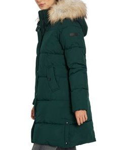 Sam Edelman Women's Faux-Fur-Trim Hooded Puffer Coat -CeCe cloth-shop 21915290 fpx