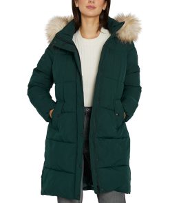 Sam Edelman Women's Faux-Fur-Trim Hooded Puffer Coat -CeCe cloth-shop 21915291 fpx