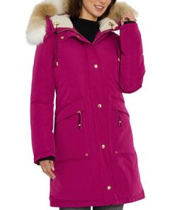 Sam Edelman Women's Faux-Fur-Trim Hooded Parka, Created For Macy's -CeCe cloth-shop 21915322 fpx