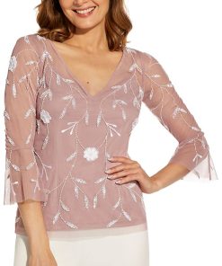 Adrianna Papell Beaded Top