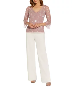 Adrianna Papell Beaded Top 4 Adrianna Papell Beaded Top -CeCe cloth-shop 21923616 fpx