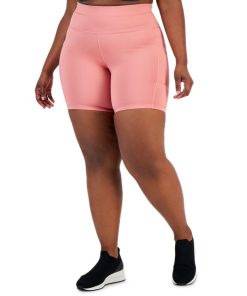ID Ideology Plus Size Bike Shorts, Created For Macy's