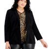 Bar III Plus Size One Button Blazer, Created For Macy's