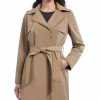 Michael Kors Women's Asymmetric Hooded Raincoat, Created For Macy's