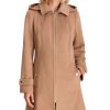Michael Kors Women's Hooded Notched-Collar Coat